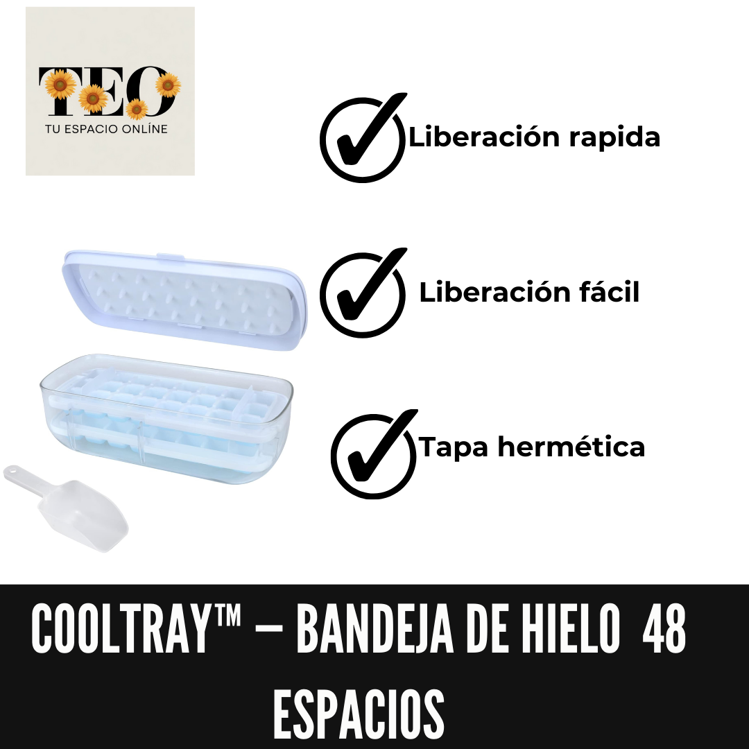 CoolTray™ — Bandeja de hielo  48 Espacios