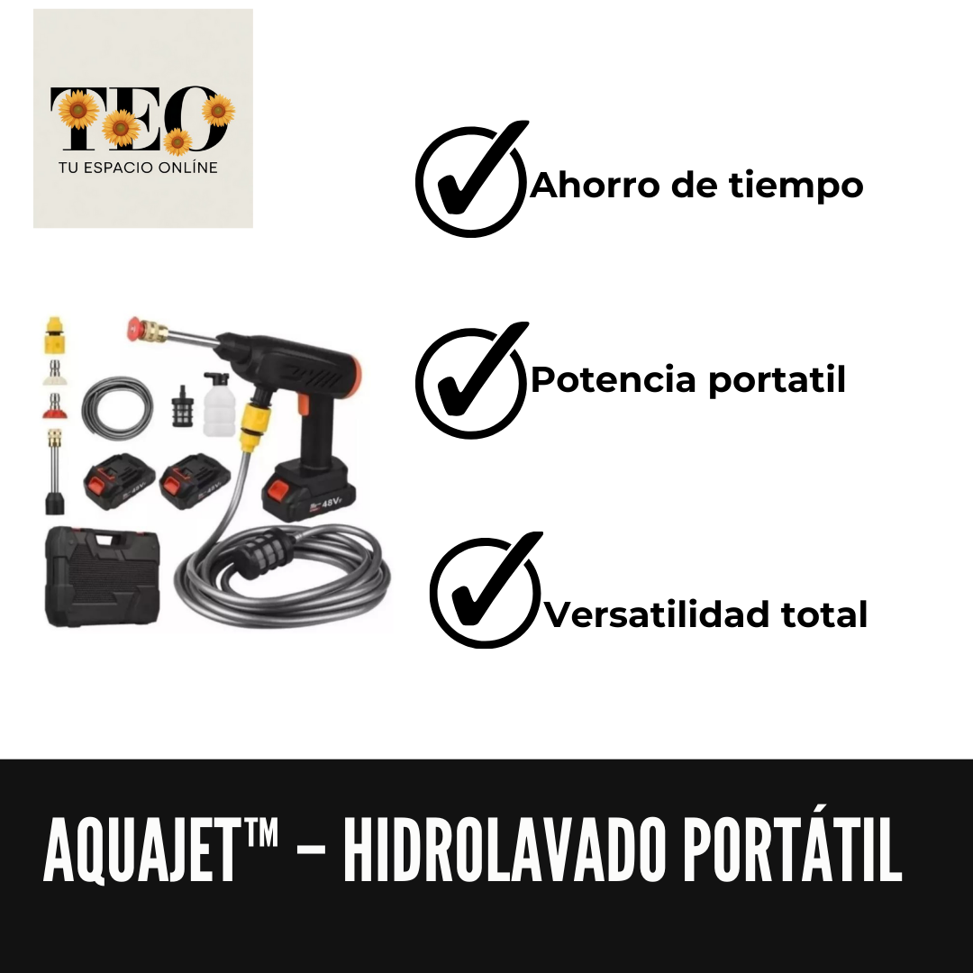 AquaJet™ – Hidrolavado portátil