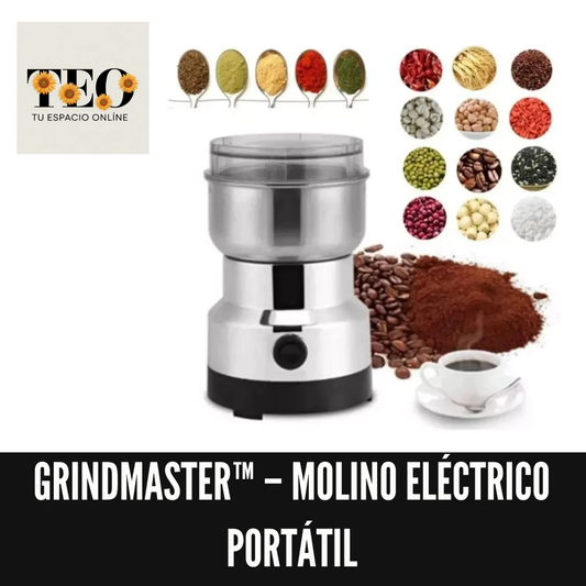 GrindMaster™ – Molino eléctrico portátil