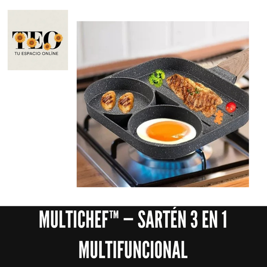 MultiChef™ — Sartén 3 en 1 multifuncional