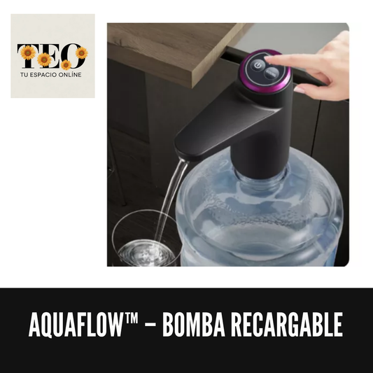 AquaFlow™ – Bomba recargable